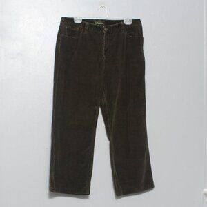 Eddie Bauer dark green corduroy pants